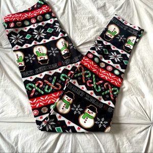 Womens holiday leggings